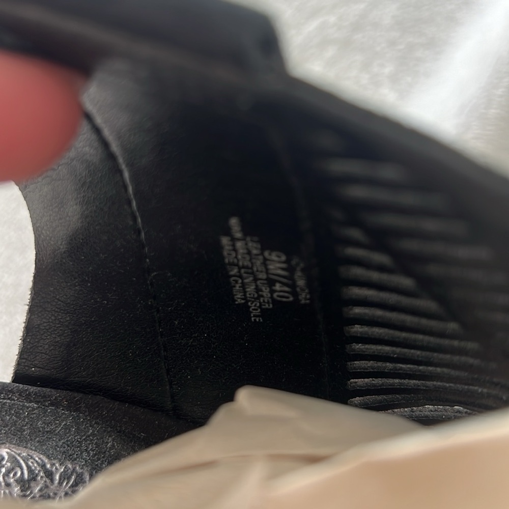 New Vince Camuto Black, Open Toe, Open Mesh, Leat… - image 5